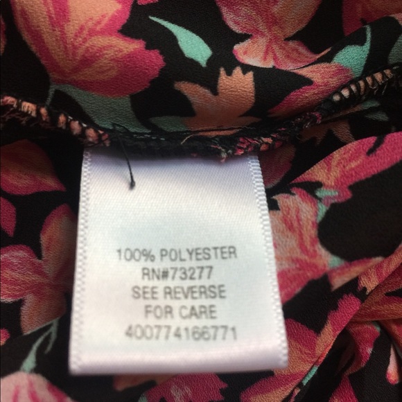 Candies Floral Sleeveless Top Extra Small - Picture 7 of 7